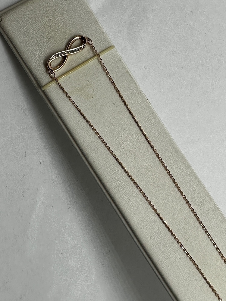 КОЛЬЕ С КАМНЯМИ Au 585