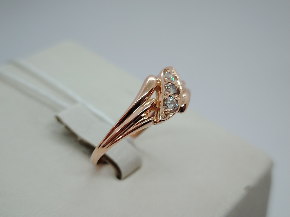 КОЛЬЦО БРИЛЛИАНТ Au 585