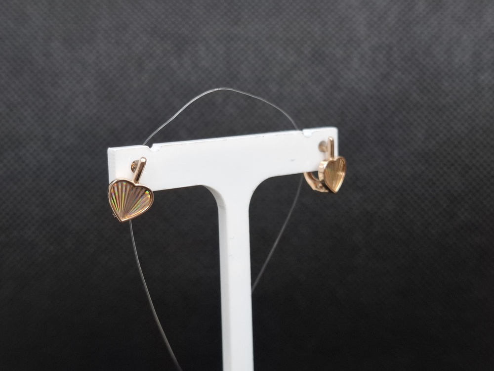 СЕРЬГИ БЕЗ КАМНЯ (Au 585)