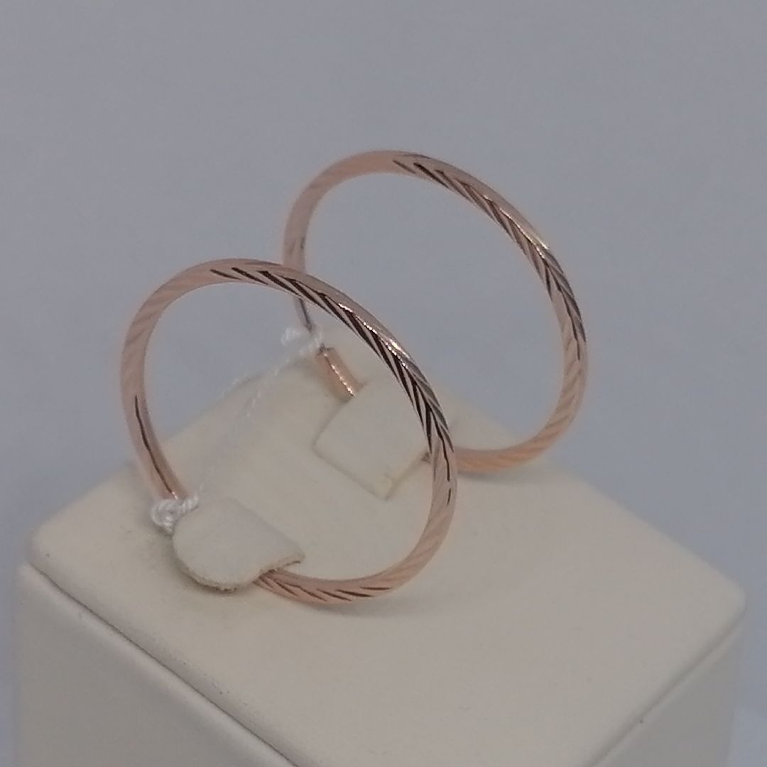 СКОН585 СЕРЬГИ КОНГО (Au 585)
