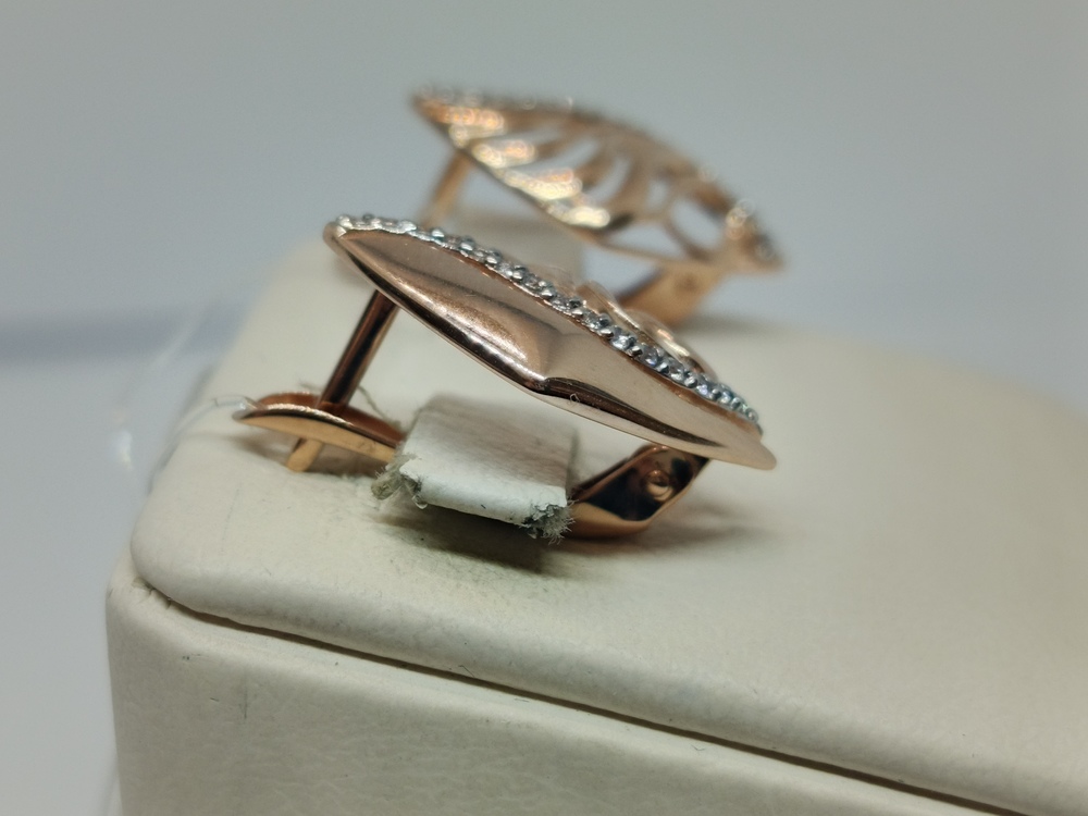 СЕРЬГИ С КАМНЯМИ (Au 585)