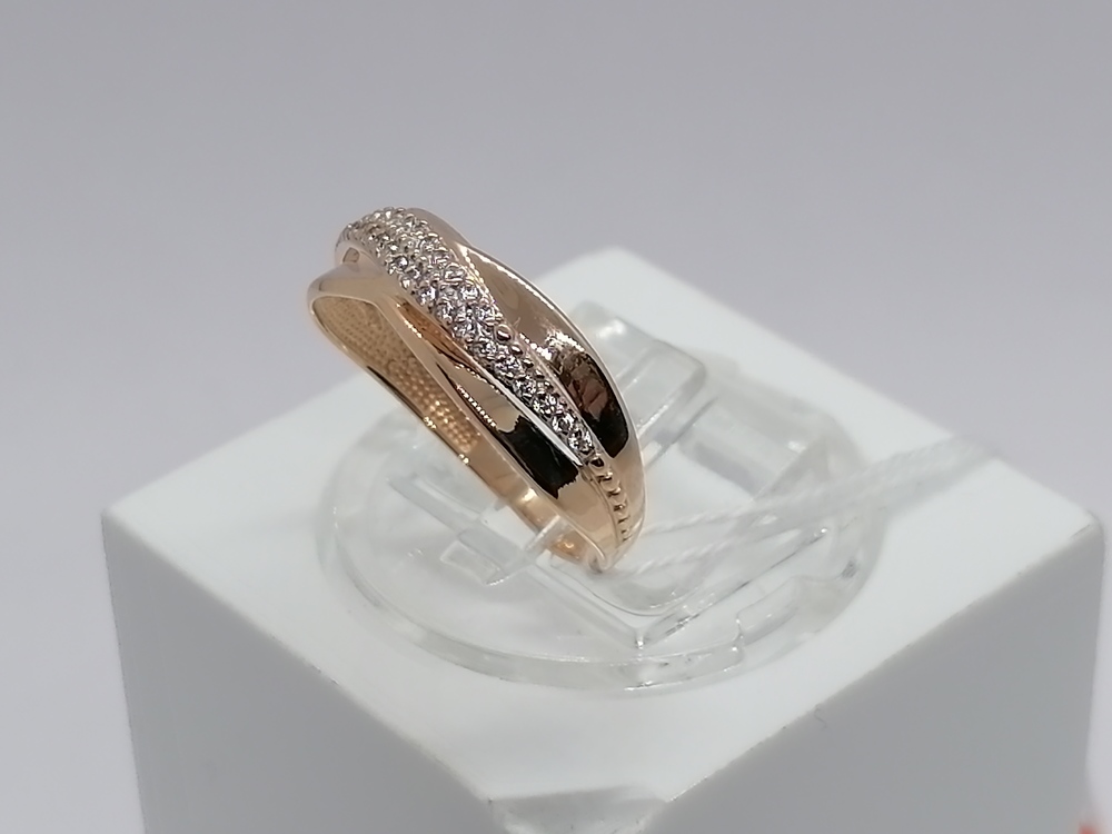 КОЛКМИ585 КОЛЬЦО С КАМНЯМИ (Au 585)