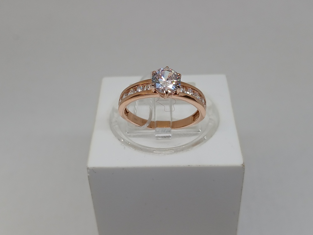 КОЛКМИ585 КОЛЬЦО С КАМНЯМИ (Au 585)