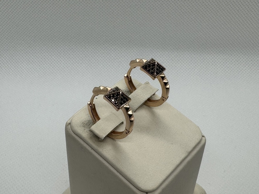 СКМИ585 СЕРЬГИ С КАМНЯМИ (Au 585)