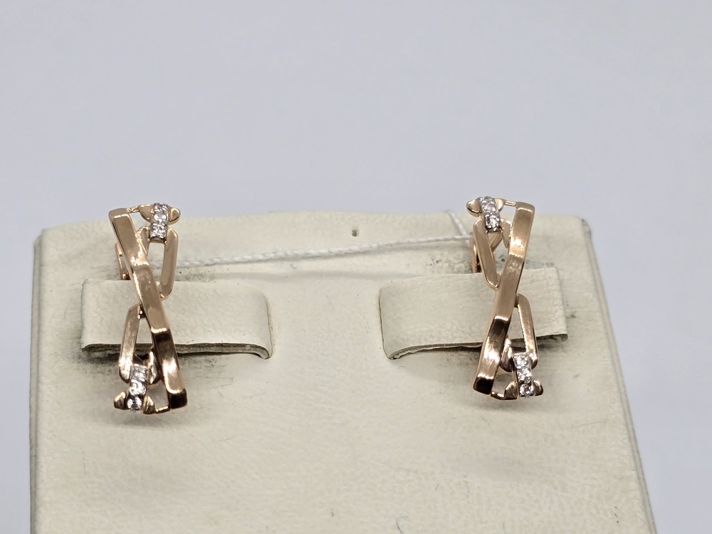 СЕРЬГИ С КАМНЯМИ (Au 585)