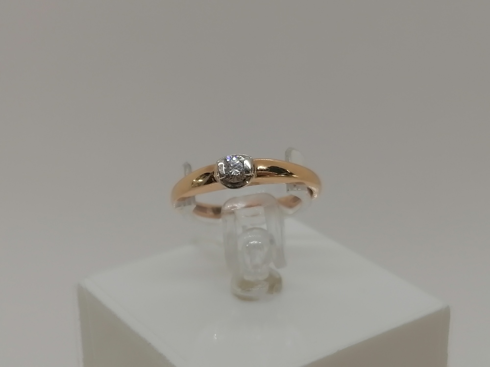 КОЛЬЦО БРИЛЛИАНТ Au 585