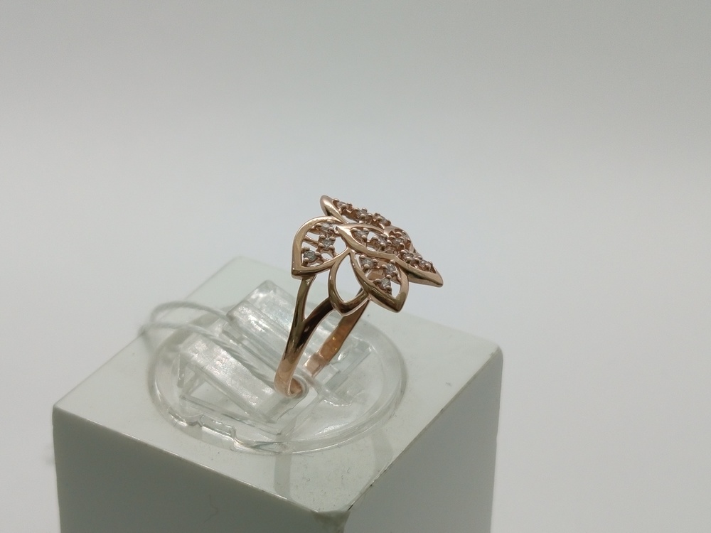 КОЛКМИ585 КОЛЬЦО С КАМНЯМИ (Au 585)