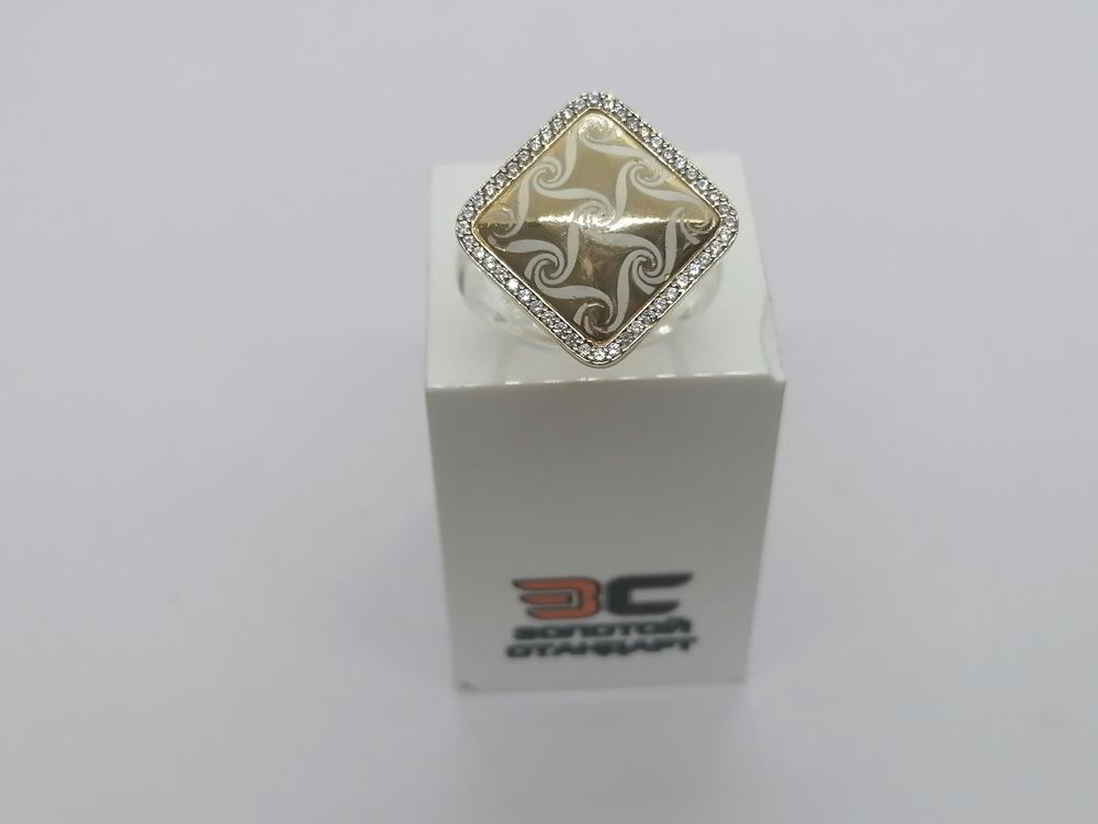 КОЛКМИ585 КОЛЬЦО С КАМНЯМИ (Au 585)