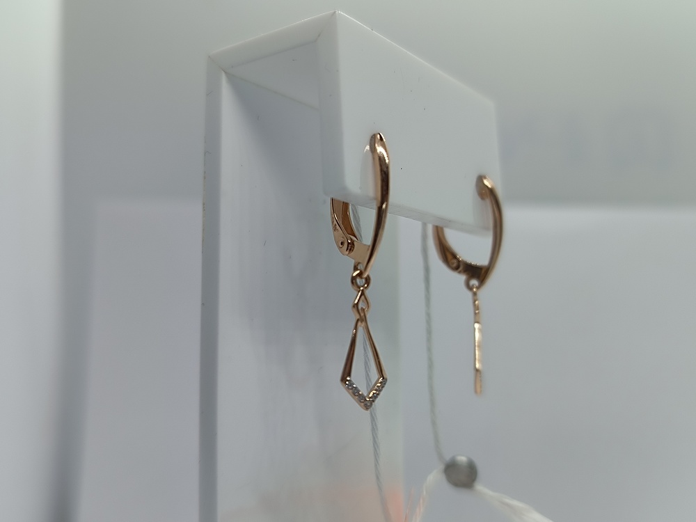 СЕРЬГИ С КАМНЯМИ (Au 585)