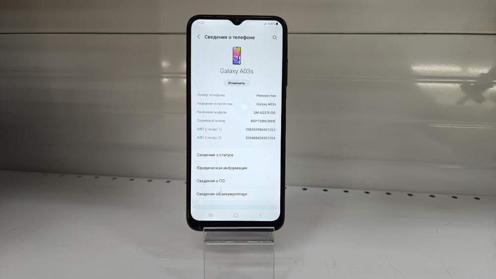 Смартфон Samsung Galaxy A03S 3/32