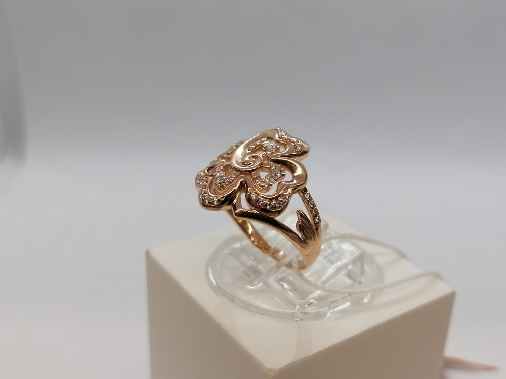 КОЛКМИ585 КОЛЬЦО С КАМНЯМИ (Au 585)