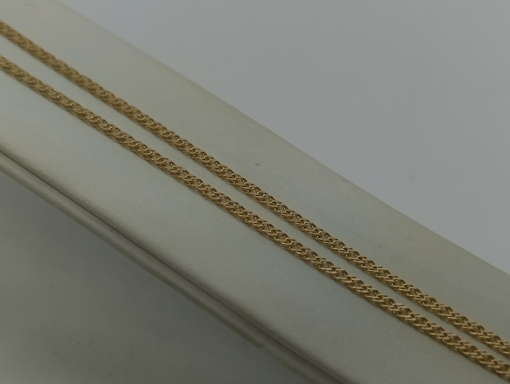 ЦЕПЬ ПОЛНОВЕСНАЯ Ромб двойной (Au 585)