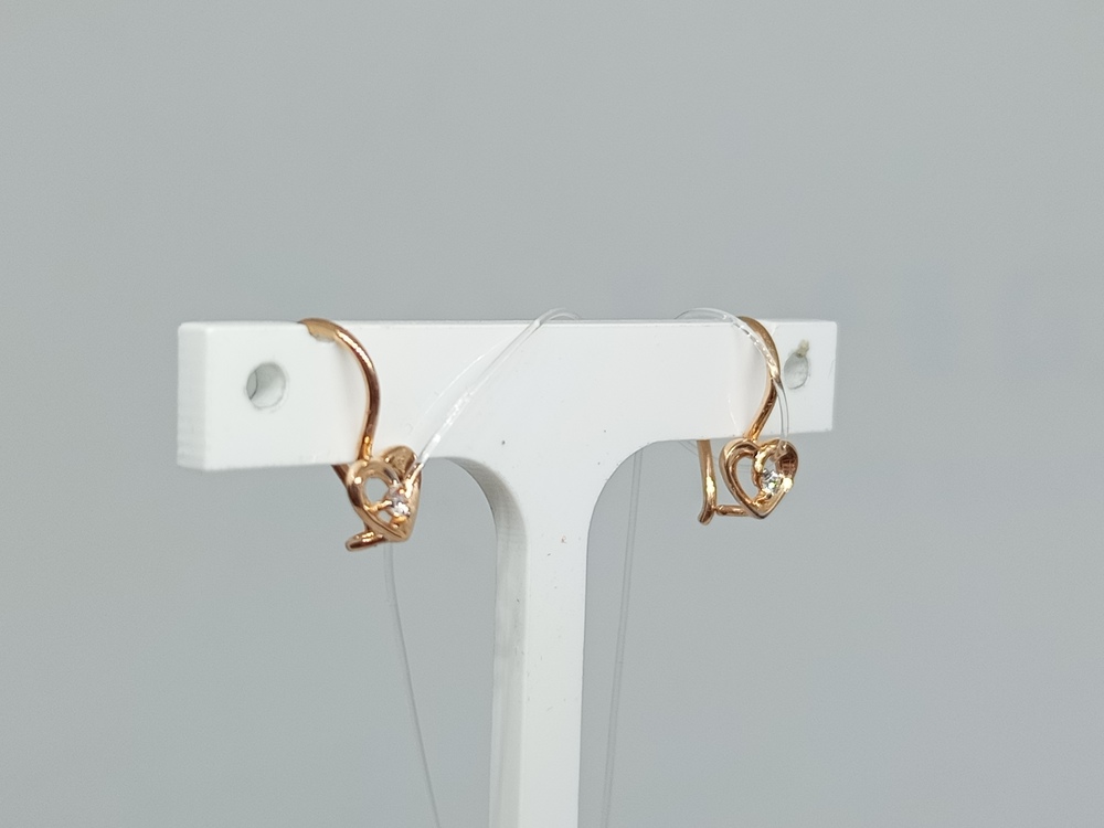 51-120-00748-1 СЕРЬГИ С ПЕТЕЛЬКОЙ (Au 585)