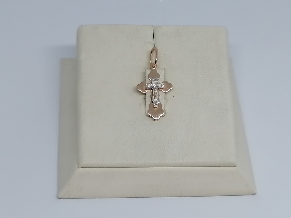 ПОДВЕСКА КРЕСТ (Au 585)