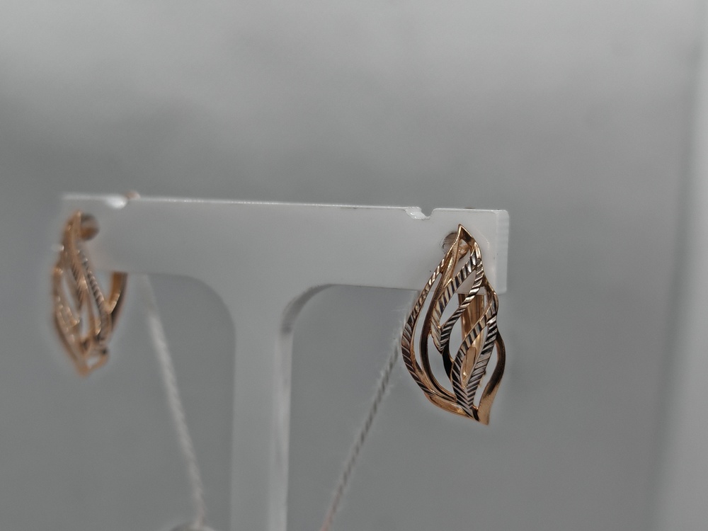 СБКМ585 СЕРЬГИ БЕЗ КАМНЯ (Au 585) СБКМ585 СЕРЬГИ БЕЗ КАМНЯ (Au 585)