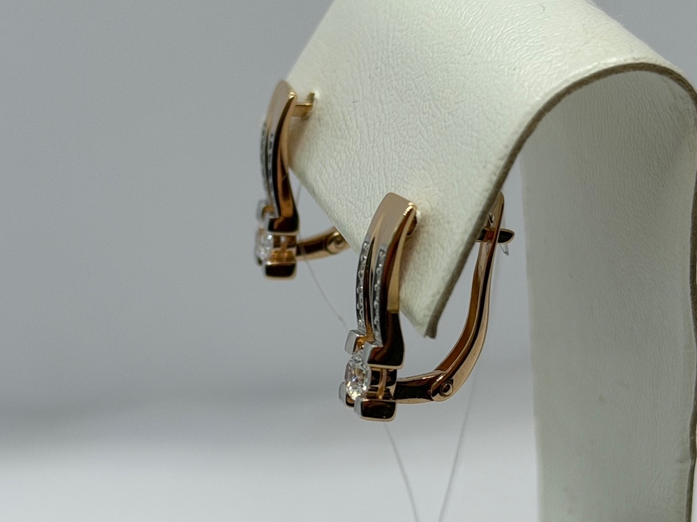 СЕРЬГИ С КАМНЯМИ (Au 585)