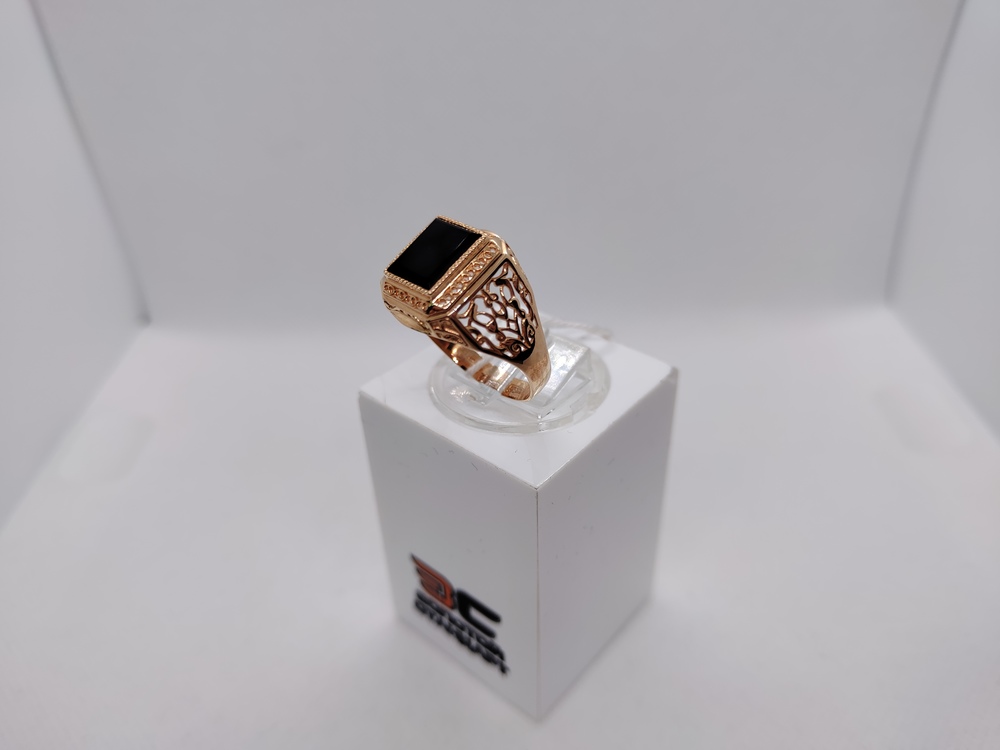 ПЕЧАТКА С КАМНЕМ (Au 585)