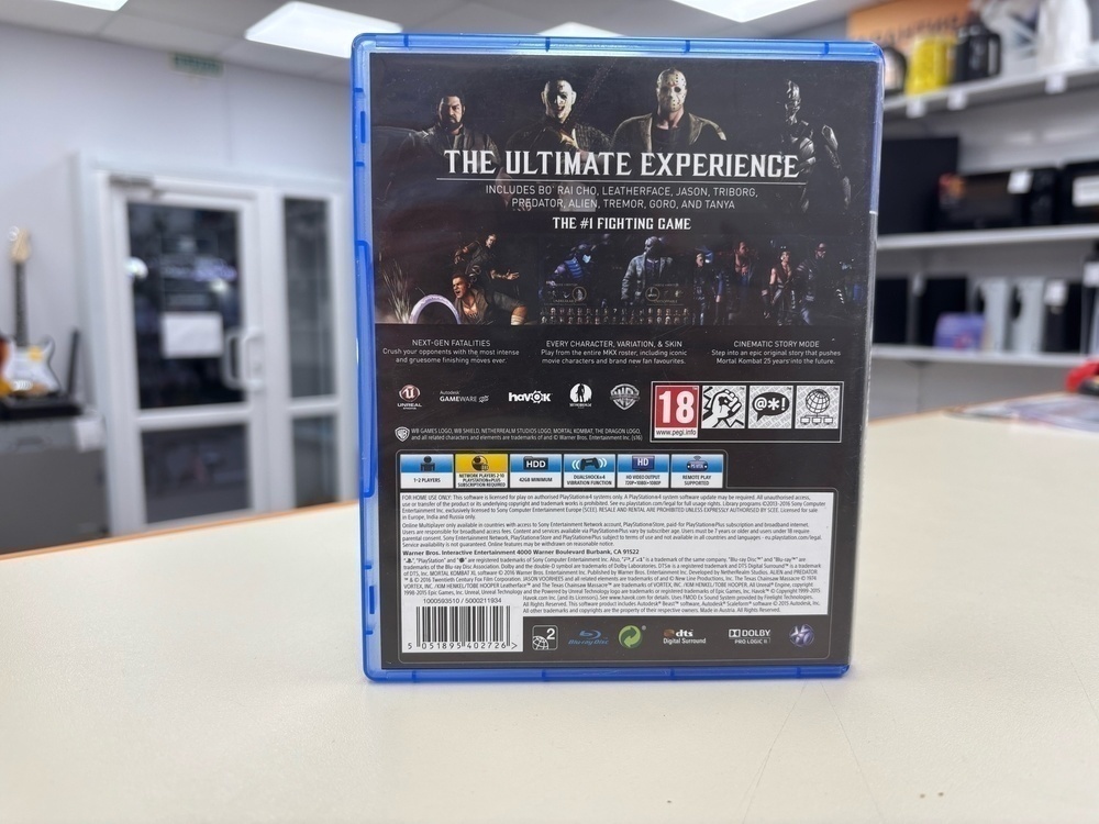 Игра Playstation 4 Mortal Kombat XL