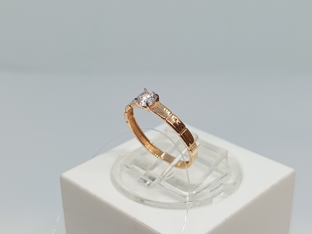 КОЛЬЦО С КАМНЕМ (Au 585)