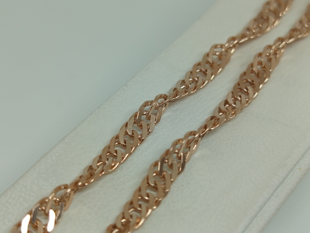 ЦЛСИ585 ЦЕПЬ ПОЛНОВЕСНАЯ Сингапур (Au 585)