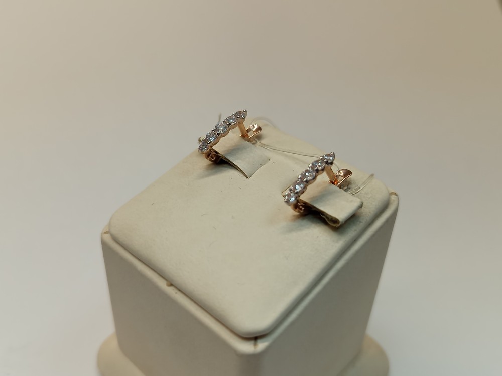 СЕРЬГИ С КАМНЯМИ (Au 585)