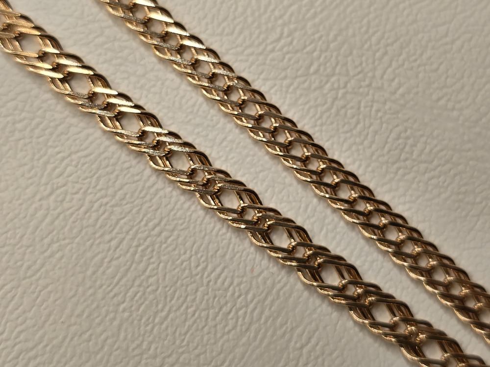 ЦЕПЬ ПОЛНОВЕСНАЯ Ромб тройной (Au 585)