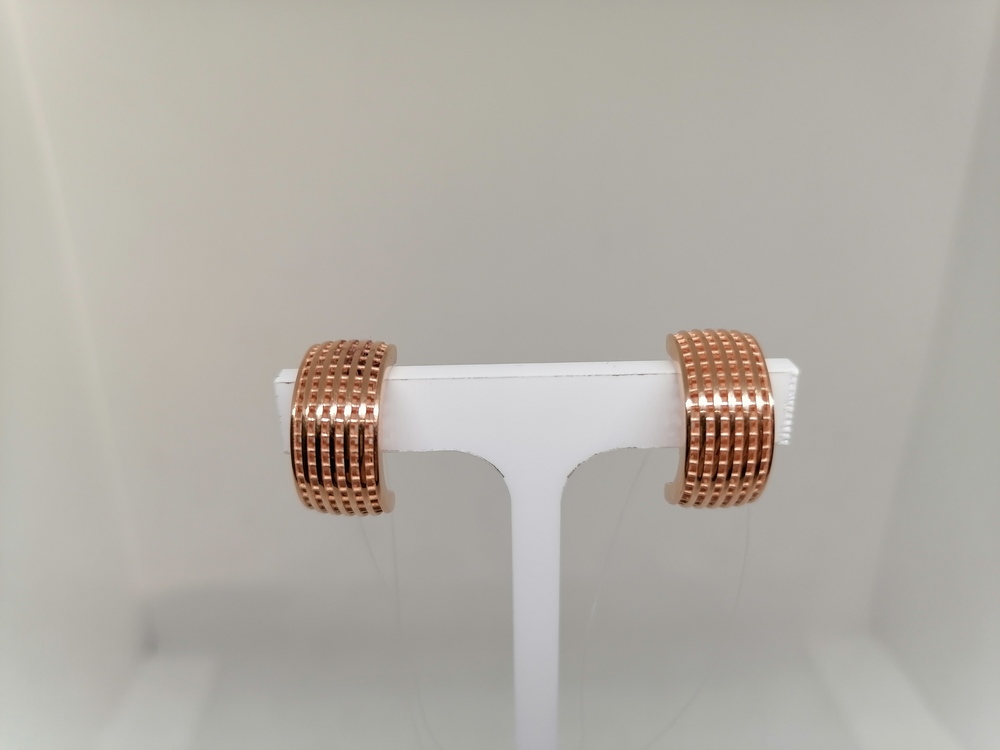 СЕРЬГИ БЕЗ КАМНЯ (Au 585)