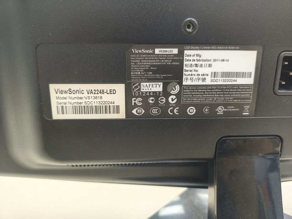 Монитор Viewsonic VA2248-LED