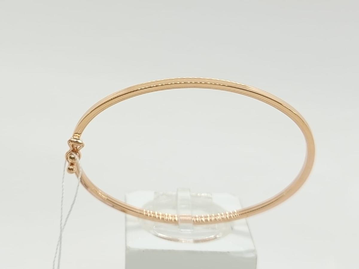 022125 БРАСЛЕТ ЖЕСТКИЙ без камня (Au 585)