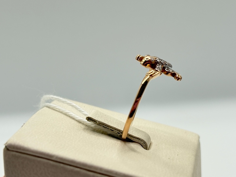 КОЛКМИ585 КОЛЬЦО С КАМНЯМИ (Au 585)