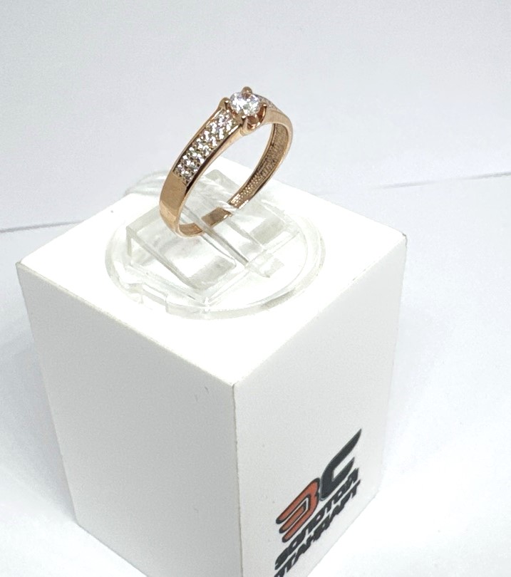 КОЛКМИ585 КОЛЬЦО С КАМНЯМИ (Au 585)