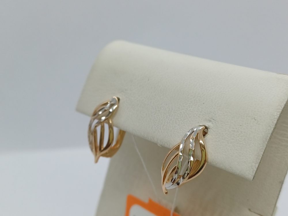 СЕРЬГИ БЕЗ КАМНЯ (Au 585)