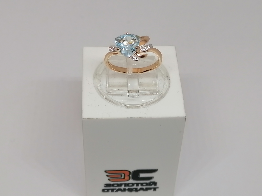 КОЛКМИ585 КОЛЬЦО С КАМНЯМИ (Au 585)