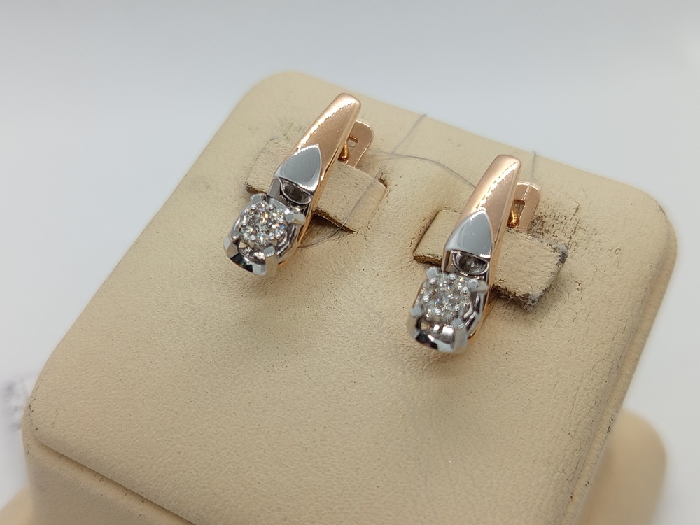 СЕРЬГИ БРИЛЛИАНТ (Au 585)