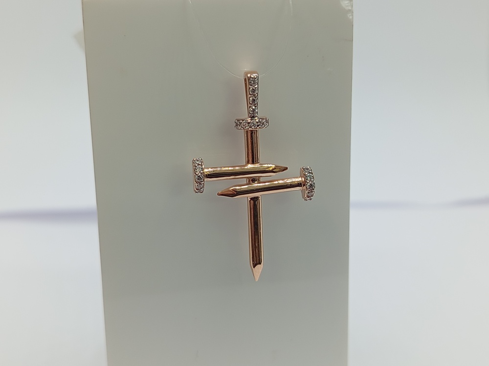  ПОДВЕСКА С КАМНЯМИ (Au 585)