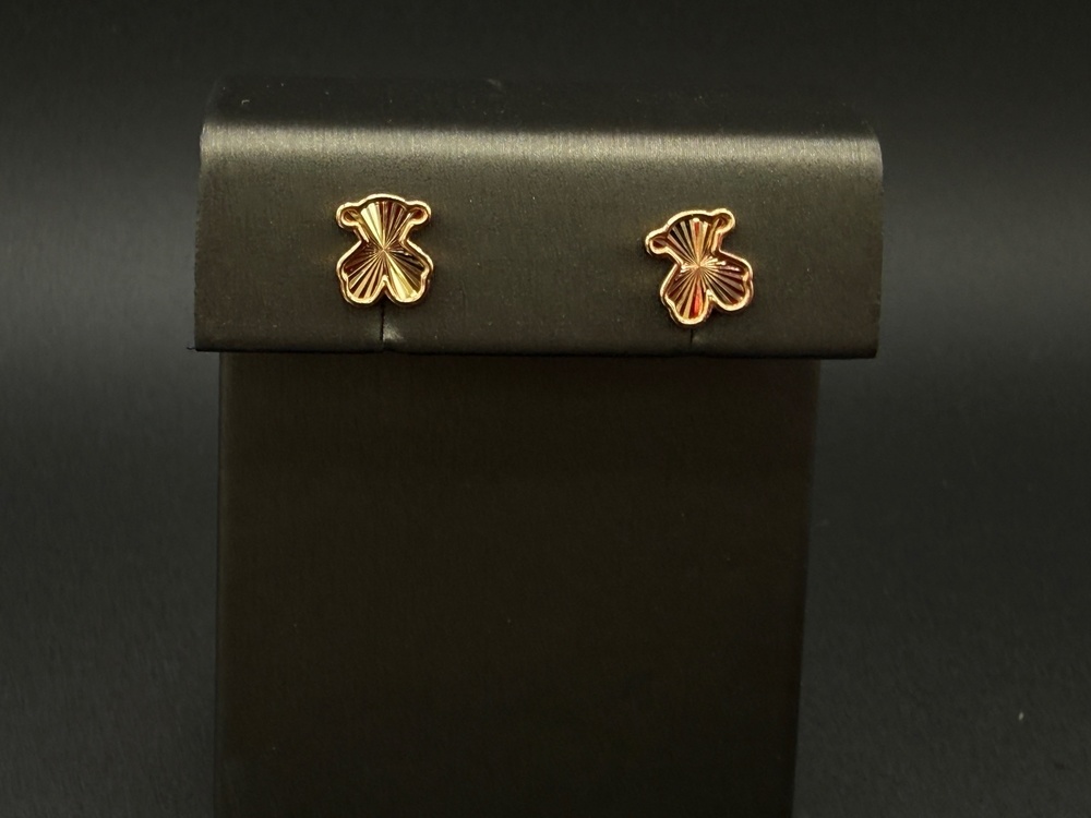 СЕРЬГИ ПУСЕТЫ без камня (Au 585)