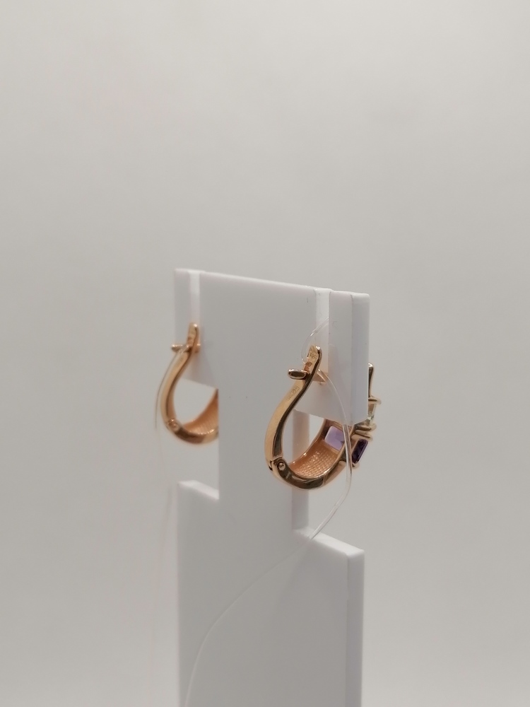 СЕРЬГИ С КАМНЯМИ (Au 585)