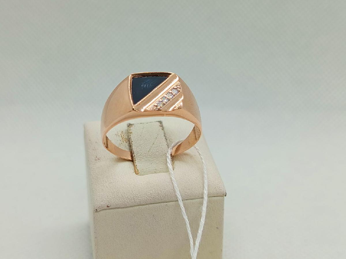 ПЕЧАТКА С КАМНЯМИ (Au 585)