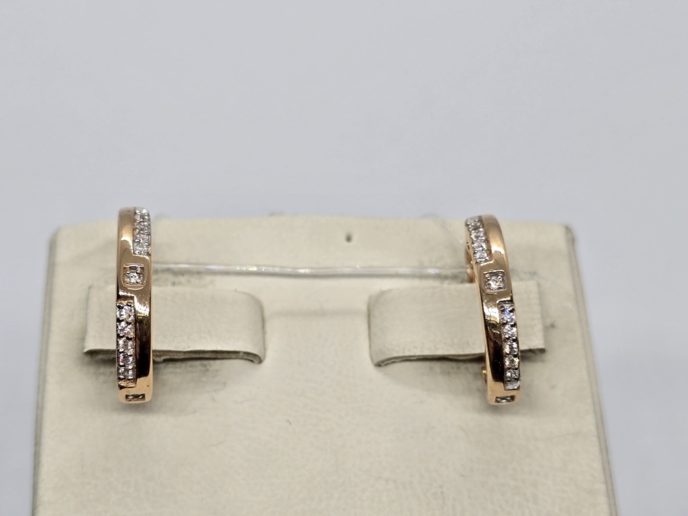 СЕРЬГИ С КАМНЯМИ (Au 585)