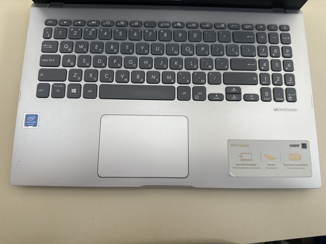 Ноутбук ASUS D540M; Pentium N5000, Intel UHD Graphics 605, 4 Гб, 128 Гб, Нет