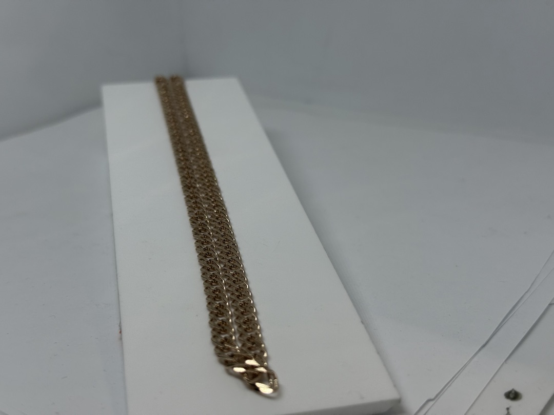 ЦЛР2585 ЦЕПЬ ПОЛНОВЕСНАЯ Ромб двойной (Au 585)