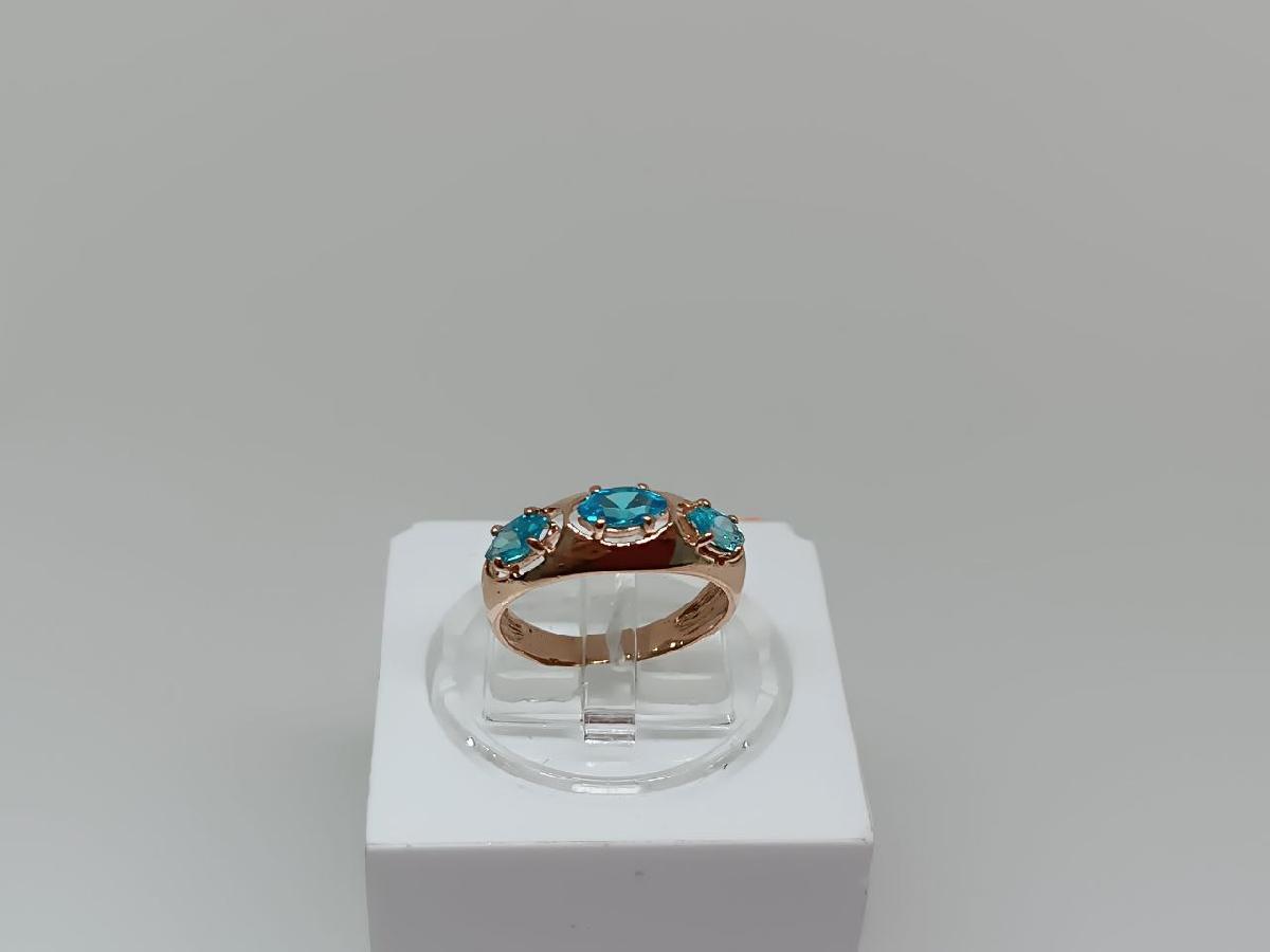 КОЛЬЦО С КАМНЯМИ (Au 585)