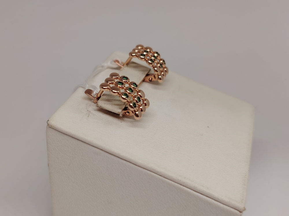 СЕРЬГИ С КАМНЯМИ (Au 585)