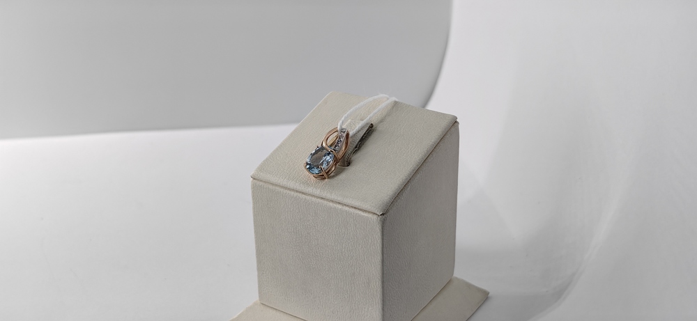 ПОДКМИ585 ПОДВЕСКА С КАМНЯМИ (Au 585) ПОДКМИ585 ПОДВЕСКА С КАМНЯМИ (Au 585)