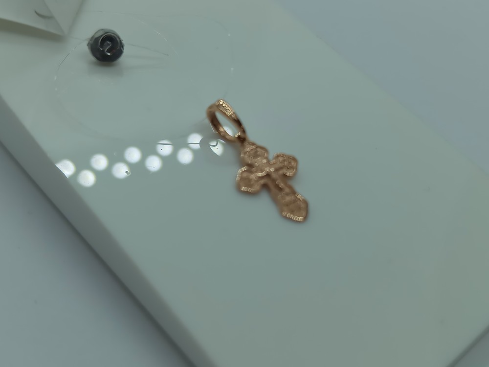 810-00123-10-00-00-00 ПОДВЕСКА КРЕСТ без камня (Au 585)