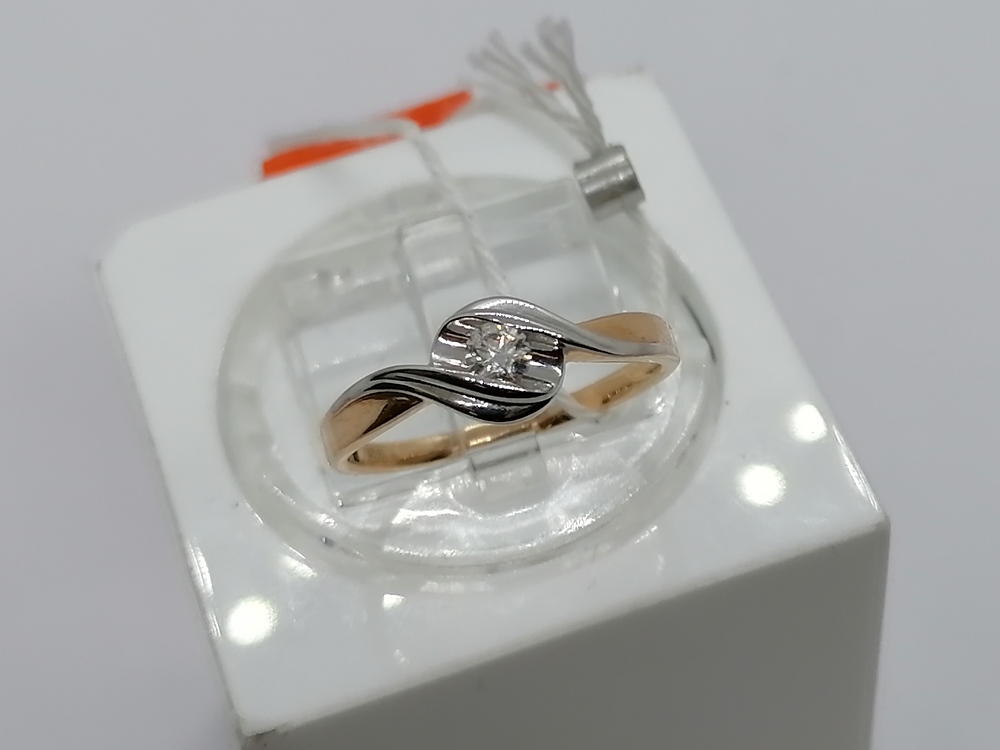 КОЛЬЦО БРИЛЛИАНТ Au 585