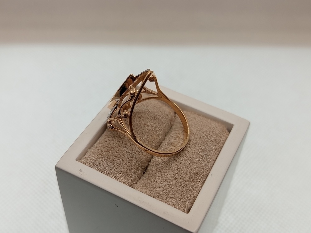 К-157_au КОЛЬЦО БЕЗ КАМНЯ (Au 585)