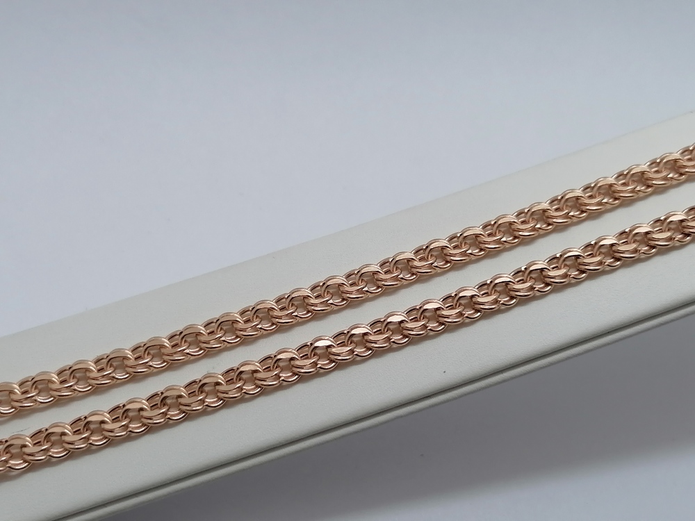 ЦЕПЬ ПУСТОТЕЛАЯ Бисмарк (Au 585)