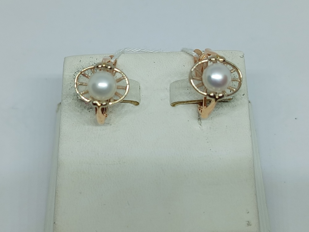 СЕРЬГИ С КАМНЕМ (Au 585)