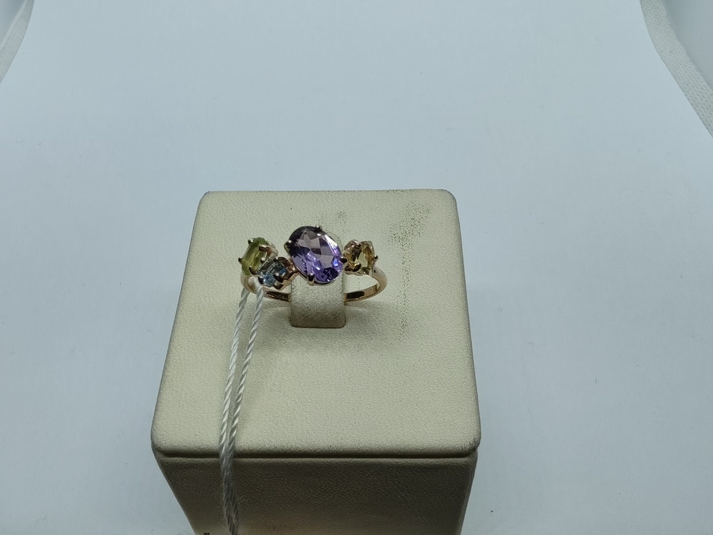 КОЛКМИ585 КОЛЬЦО С КАМНЯМИ (Au 585) КОЛКМИ585 КОЛЬЦО С КАМНЯМИ (Au 585)